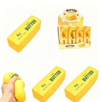 Jouet anti-stress souple en forme de boule de savon, jouet sensoriel à presser et à grincer, bloc sensoriel rempli, cadeau anti-anxiété