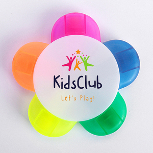 Stylo promotionnel pour enfants 5 en 1, stylos personnalisés avec surligneur pour cadeau - Product Image 2