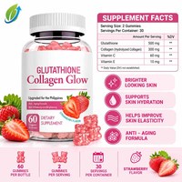 Fabricant OEM de Gummies au Glutathion et au Collagène, 60 unités, saveur fraise, fournisseur en gros pour les détaillants de produits de beauté en Europe