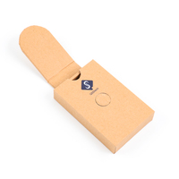 Emballage de cartouche résistant aux enfants personnalisé, écologique, blanc, boîte en tube de papier ronde avec bouton de verrouillage