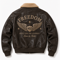 Veste en cuir pour homme sur mesure, col en fourrure, veste bomber oversize, veste varsity, veste d'hiver de haute qualité, coupe-vent, veste de course