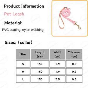 2024 alla moda in PVC Pet collare guinzaglio impermeabile indistruttibile - Product Image 5