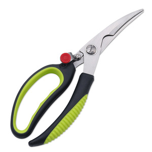 <b>Kitchen</b> <b>Scissors</b> Stainless Steel 8 In Non Slip Handle For Home Use - Product Image 3