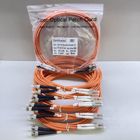 Kabel Serat Optik Multimode Dupleks 3 Meter ST UPC ke LC UPC Berkualitas Premium Terbaik