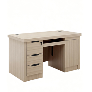 Hiện Đại Ergonomic Bằng Gỗ Văn Phòng Máy Tính Bàn Có Thể Khóa Ngăn Kéo Bền Nhà Máy Bán Buôn Cho Nhỏ Văn Phòng Nhà Thương Mại Sử Dụng - Product Image 2