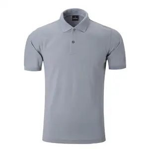 Kaus Polo Golf kustom kaus Polo poliester 100% kaus Polo kosong sublimasi kaus Polo katun pria untuk pria