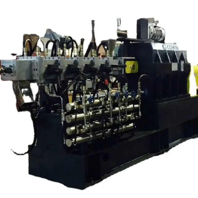 thermoset plastic and powder coating twin screw extruder