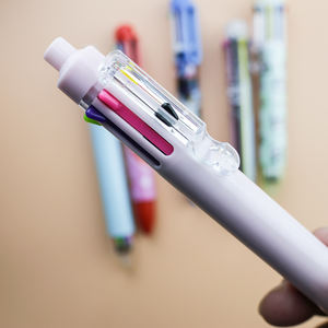 GemFully - Bolígrafo Multicolor Transparente 6 en 1 <span class=keywords><strong>de</strong></span> Plástico para <span class=keywords><strong>Comprar</strong></span> Cosas en Línea, Bolígrafo <span class=keywords><strong>de</strong></span> Gel Multicolor para Uso Escolar - Product Image 3