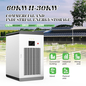 ODM OEM มินิเบส 30กิโลวัตต์ 60กิโลวัตต์ชั่วโมง ตู้เก็บพลังงานสำหรับบ้านพักตากอากาศแบบครบวงจร  ระบบกักเก็บพลังงาน LiFePO4  ระบบผลิตพลังงานแสงอาทิตย์ - Product Image 4