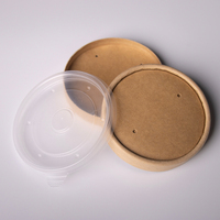 Usine chinoise, personnalisation sur mesure, boîtes en kraft jetables de 20 oz, contenants pour soupes à emporter