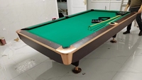 Mesa de Billar Profesional de Pizarra de Gran Venta para Torneos, Madera Maciza, para Uso en Clubes de Billar, 3 Colores Disponibles