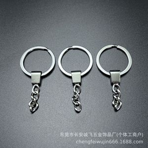 Alloy Metal <b>Key</b> <b>Ring</b> 30mm Diameter 2.2mm Wire 61mm Length Chain Keychain DIY Jewelry <b>Accessories</b> - Product Image 2