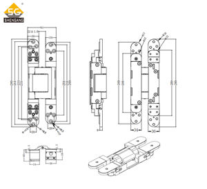 <span class=keywords><strong>Cerniere</strong></span> porta <span class=keywords><strong>in</strong></span> <span class=keywords><strong>alluminio</strong></span> regolabile 3D <span class=keywords><strong>per</strong></span> <span class=keywords><strong>porte</strong></span> interne <span class=keywords><strong>esterne</strong></span> <span class=keywords><strong>in</strong></span> stile europeo - Product Image 6
