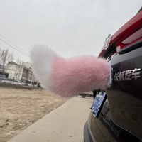 Vente en gros directe usine : Queue de renard en fausse fourrure pour décoration de voiture, accessoire mignon de modification extérieure pour enfants et adultes, plusieurs modèles