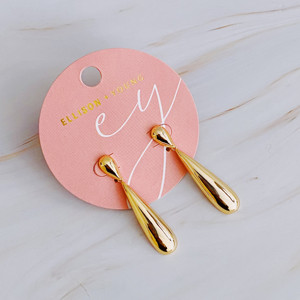 Orecchini a doppio strato Golden Object - Product Image 4