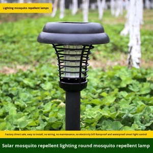 Lámpara Solar Antimosquitos para Exteriores, Impermeable IP65, con Luz LED de 360° y Descarga Eléctrica para Jardín - Product Image 4
