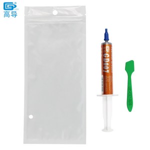 2 Pieces Net Weight 15 Grams Gray <strong>GD007</strong> 6.8W/M-K Thermal Conductive Grease Heat Sink Compounds Paste Silicone Bag Packaging - Product Image 2