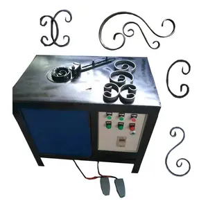 Automatic Wire Bending Machine Wrought Iron Flowers Machinery Metal Bending Machine For Wire Cutting