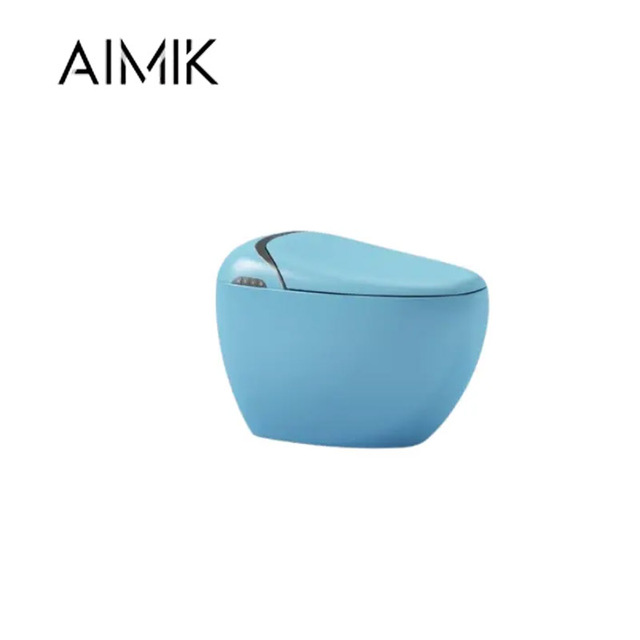 Modern Intelligent Ceramic Smart Toilet Bidet Automatic Sensor with Remote Control Elongated Bowl Floor Mounted in Bathroom
