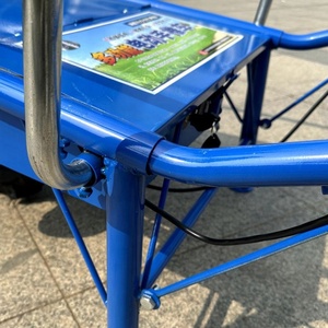 Mạnh mẽ bánh xe Pin điện nâng cơ chế điện Trailer Dolly với có thể tháo rời guardrails - Product Image 4