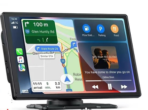 7inch xách tay không dây Carplay Apple PND DVR Xe Màn hình kép ghi âm Dash máy ảnh - Product Image 2