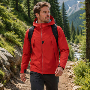 Giacca Softshell Unisex Antivento Personalizzabile per Escursionismo, Giacca Termica Traspirante per Esterni con Etichetta Privata, Soluzione OEM Chiavi in Mano Monostrato - Product Image 4