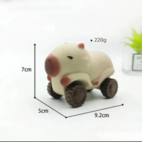 Vente en gros Capybara Voiture à rétrofriction Jouet anti-stress souple extensible et déformable à presser Cadeau de bureau