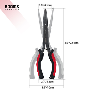 Booms Fishing Stainless Steel Anti-rust PTFE Coated <b>Cutters</b> 8.9inch Split <b>Ring</b> Hook Remover Fishing Lure Plier - Product Image 2