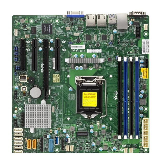 MBD-X11SSH-F Single socket H4 LGA1151 C236 ECC DDR4 PCIe 3.0 ATX SATA3 Server Motherboard for intel xeon processor E3-1200 v6/v5