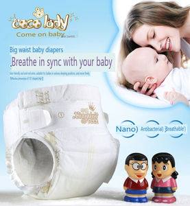 Popok bayi Ukuran <span class=keywords><strong>M</strong></span> 56 bagian/pak kain tidak ditenun tipis sekali pakai 6-9kg celana bayi laki-laki/perempuan dalam jumlah besar - Product Image 2