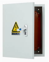 Boîtier électrique extérieur IP55 en acier thermolaqué, boîte de jonction métallique pour l'électronique et le contrôle des instruments