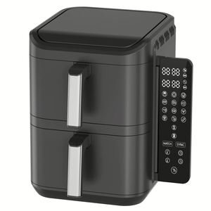 Nouvelle Friteuse à Air Électrique Double Panier 10L 2800W 2026 avec Contrôle Numérique et Minuteur 0-60min 0-200 ° Écran facile à lire et réglable - Product Image 1