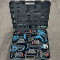 Ensemble d'outils sans fil 21V : Perceuse, Scie à onglet, Clé à chocs, Marteau perforateur et Tournevis – Idéal pour les projets de bricolage
