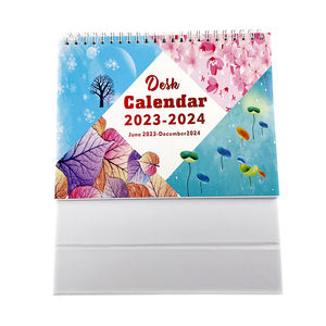 Kawaii Cartoon Logo personnalisé imprimé <span class=keywords><strong>Calendrier</strong></span> Organisateur Station 2022 <span class=keywords><strong>2023</strong></span> Spiral Wire-o Monthly Stand Flip Table <span class=keywords><strong>Calendrier</strong></span> de bureau - Product Image 3