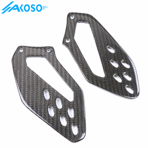 Akoso 100% pre-preg 3K sợi carbon Twill dệt golssy chân PEGs footrest gót bảo vệ cho BMW S1000RR 2009 2014 fairing - Product Image 2