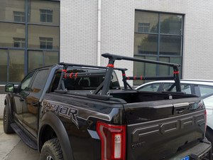 헤비듀티 알루미늄 합금 롤바 픽업트럭 4x4 오프로드 트렁크 마운트 랙 100kg+ 용량 레인저 랩터 힐룩스 호환 - Product Image 3