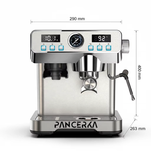 Machine à <span class=keywords><strong>expresso</strong></span> professionnelle en métal PANCERKA, très vendue, 20 bars, 51 mm, <span class=keywords><strong>avec</strong></span> moulin intégré, pour usage domestique et hôtelier - Product Image 6