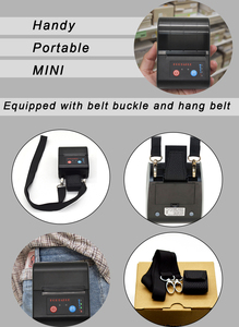 58Mm Mini Màu Đen Và Trắng Máy In Nhãn Xách Tay Không Dây Cầm Tay Máy In Hóa Đơn Nhiệt Với <span class=keywords><strong>Android</strong></span> & IOS Cho Điện Thoại Di Động - Product Image 6