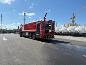 HOWO 8x4 Nouveau type <span class=keywords><strong>camion</strong></span> de pompiers diesel/véhicule de sauvetage d'urgence, équipé d'un dispositif de pompage diesel - Product Image 5