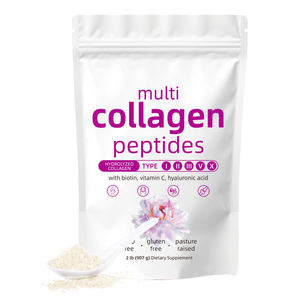 Özel etiket kollajen peptidleri tozu cilt güzellik ve beyazlatma için süper hidrolize <span class=keywords><strong>Protein</strong></span> tozu emilimi - Product Image 1