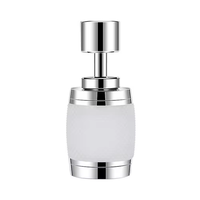 Robinet de cuisine rotatif à 360 degrés 3 modes filtre d'évier de salle de bain Extension pivotante chromée robinet d'économie d'eau aérateur pommeau de douche