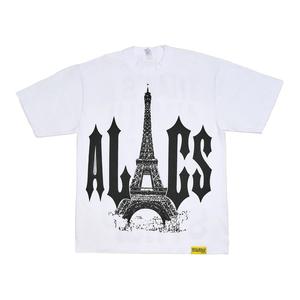 ALOCS 高品质埃菲尔铁塔 T 恤，夏季透气，destodubb 100%棉定制嘻哈男士 T 恤 - Product Image 2