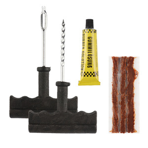 Bandes <span class=keywords><strong>de</strong></span> pneus universelles 6 pièces Blister Pack Kit <span class=keywords><strong>de</strong></span> réparation <span class=keywords><strong>de</strong></span> pneus Outil d'urgence pour voiture/<span class=keywords><strong>camion</strong></span>/moto - Product Image 1