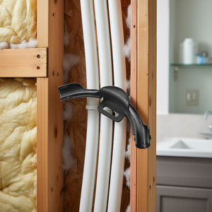 Codo de 90 Grados para Tubería PEX de 1/2 Pulgada, Soporte de Plástico Compuesto Negro para Instalación de Plomería - Product Image 2