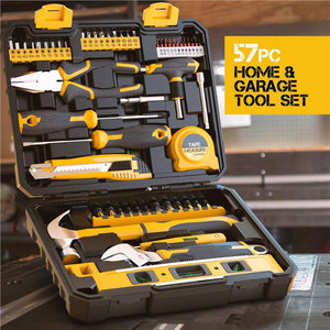 HAVORS TS-018, ensemble d'outils à main en acier au carbone OEM de 55 pièces, garantie d'un an, coffret rigide, pour réparations générales, usage domestique et atelier - Product Image 3