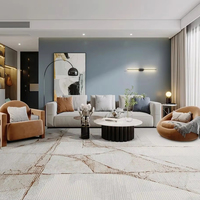 Tapis de maison moderne carré personnalisé avec des techniques tressées et  machine Viscose Polyester pour couloir salon