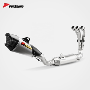 Système d'échappement complet Forsound MT09 en fibre de carbone véritable, silencieux MotoGP pour Yamaha FZ09, augmentation de puissance de 5 CV, prix usine - Product Image 5