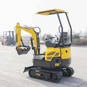 Earth moving machinery 1.3ton micro mini excavator with free bucket for sale smallest mini excavator brand new