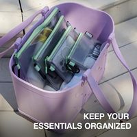 Bolsa Transparente Personalizada con Cierre, Organizador de Cables, Bolsa de Viaje para Accesorios Electrónicos, Cámara, Herramientas y Almacenamiento de Dispositivos Pequeños