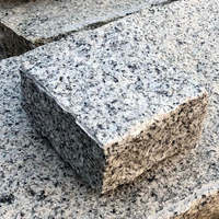 Pavés de granit extérieurs polis pour les allées Patios Frontière Walkways-50mm galets Sets Bordures Pierres de bordure